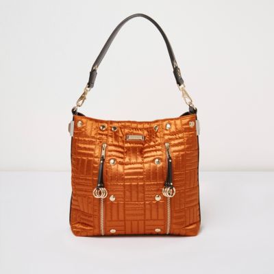 orange slouch bag