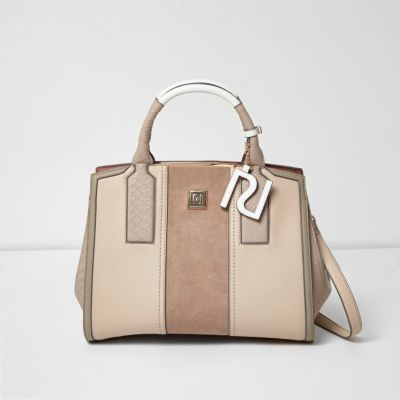 river island nude bags