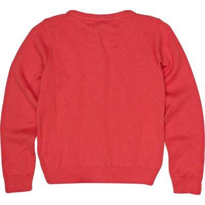 Girls hot pink cardigan