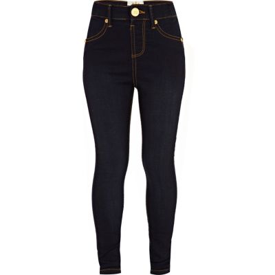 Girls dark blue jeggings