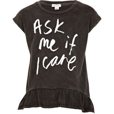 Girls black ask me if i care top
