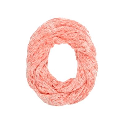 Girls light orange snood