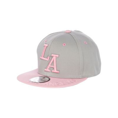 Girls pink New York trucker hat