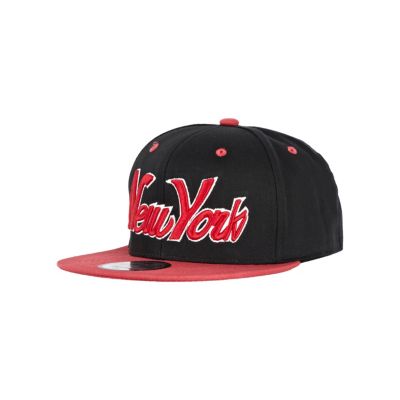 Girls black New York trucker hat