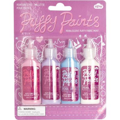 Girls 4 pack puffy paints