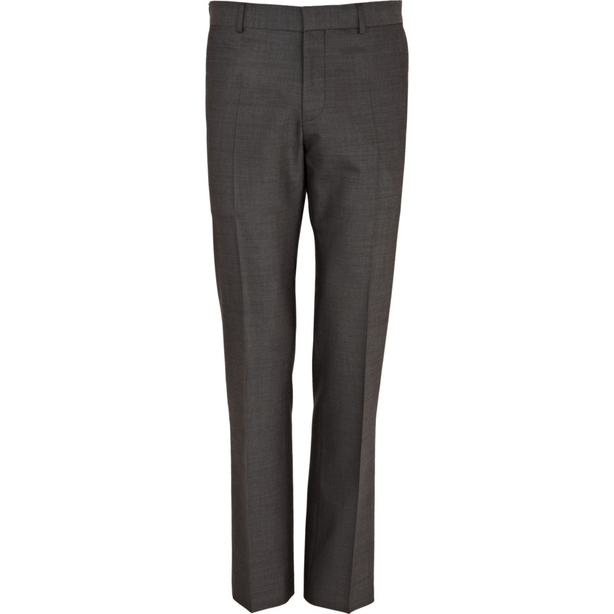 Grey wool-blend slim suit pants - Suits - Sale - men