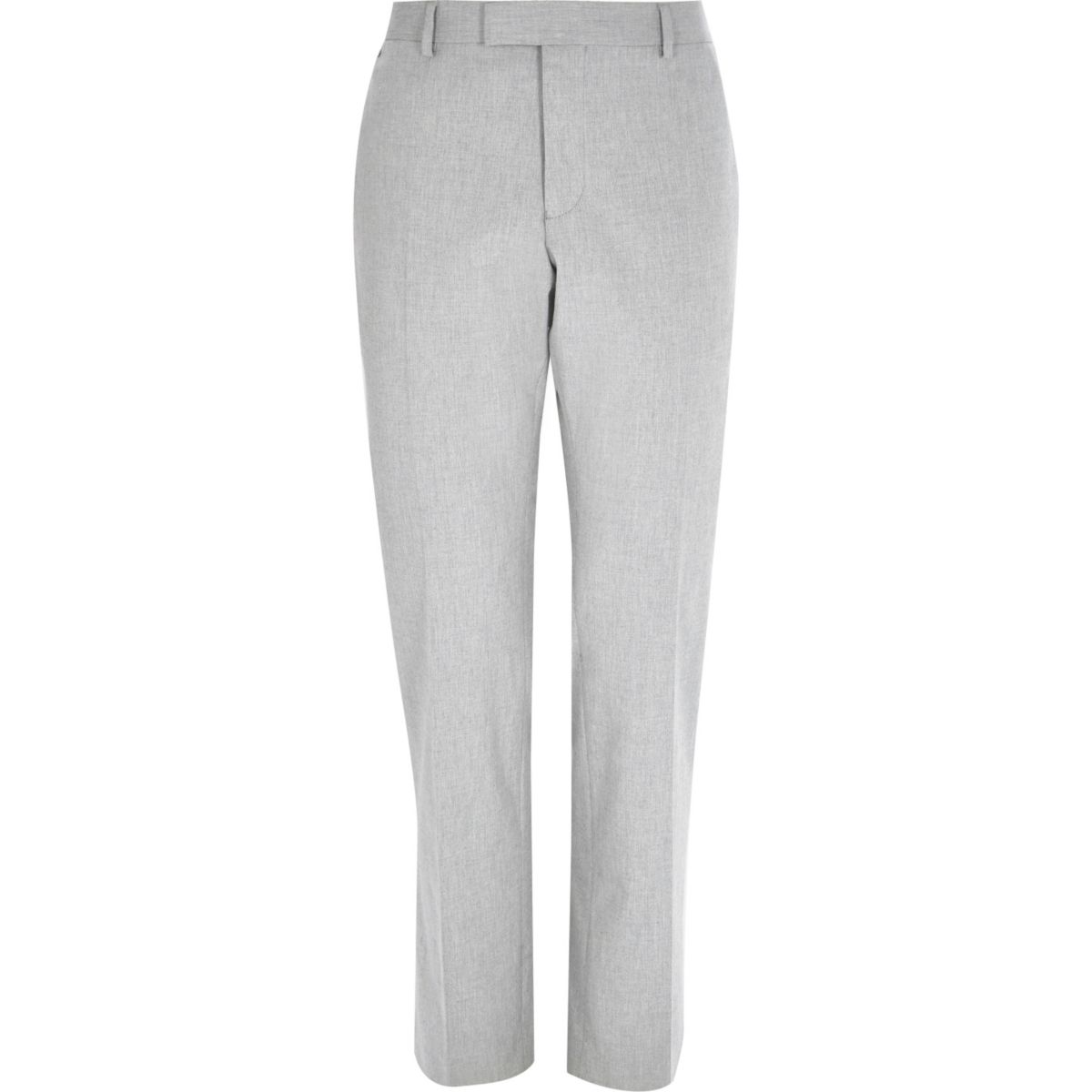 light grey check trousers