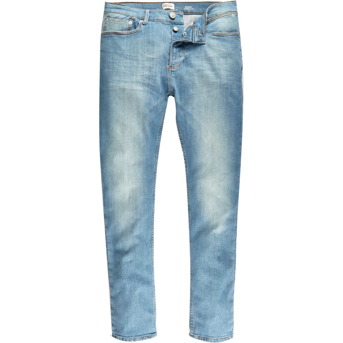 Light blue wash Sid skinny stretch jeans - Jeans - Sale - men