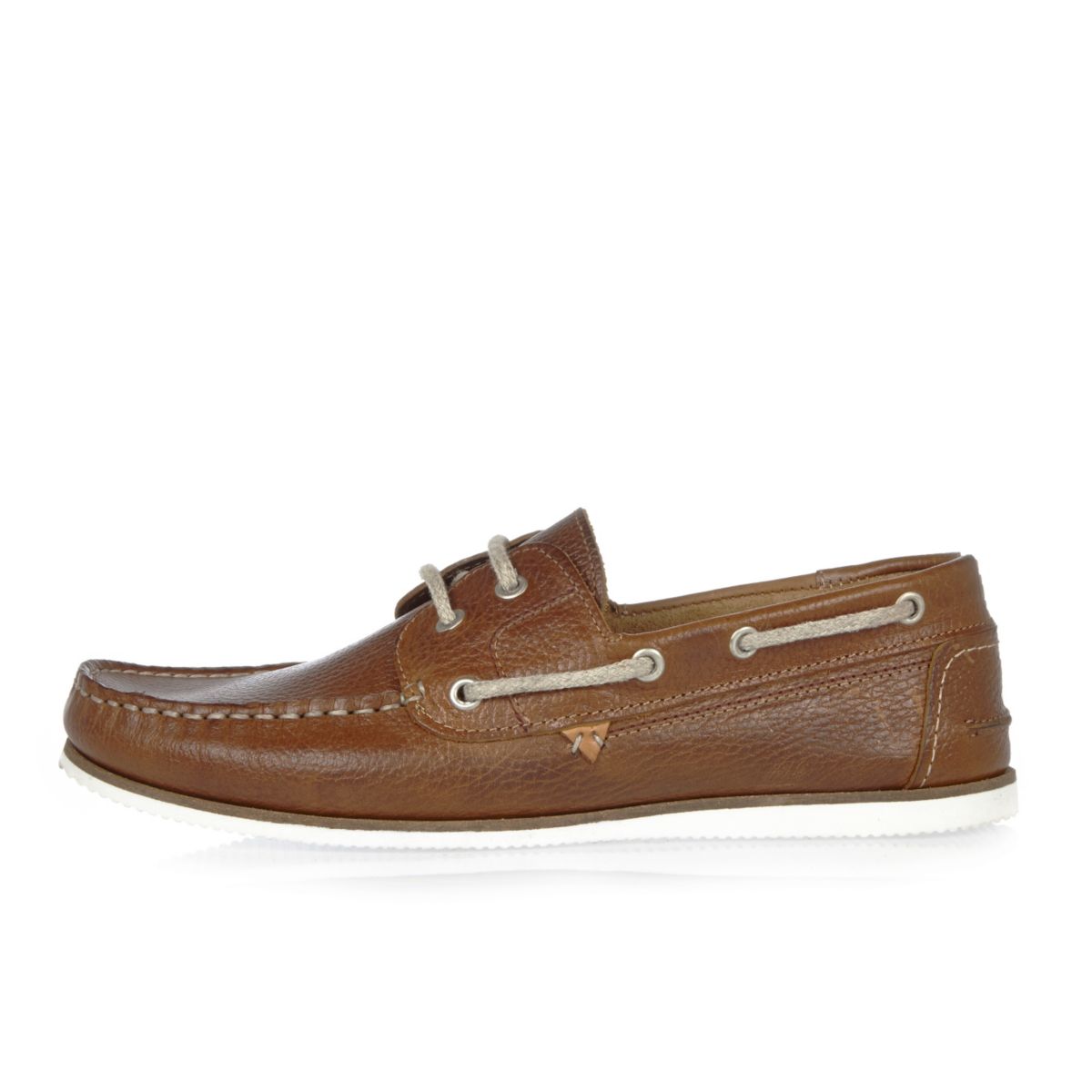 tan brown boat shoes