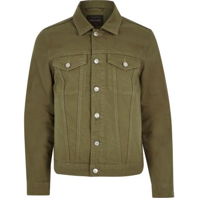 Dark green denim jacket - jackets - coats / jackets - men