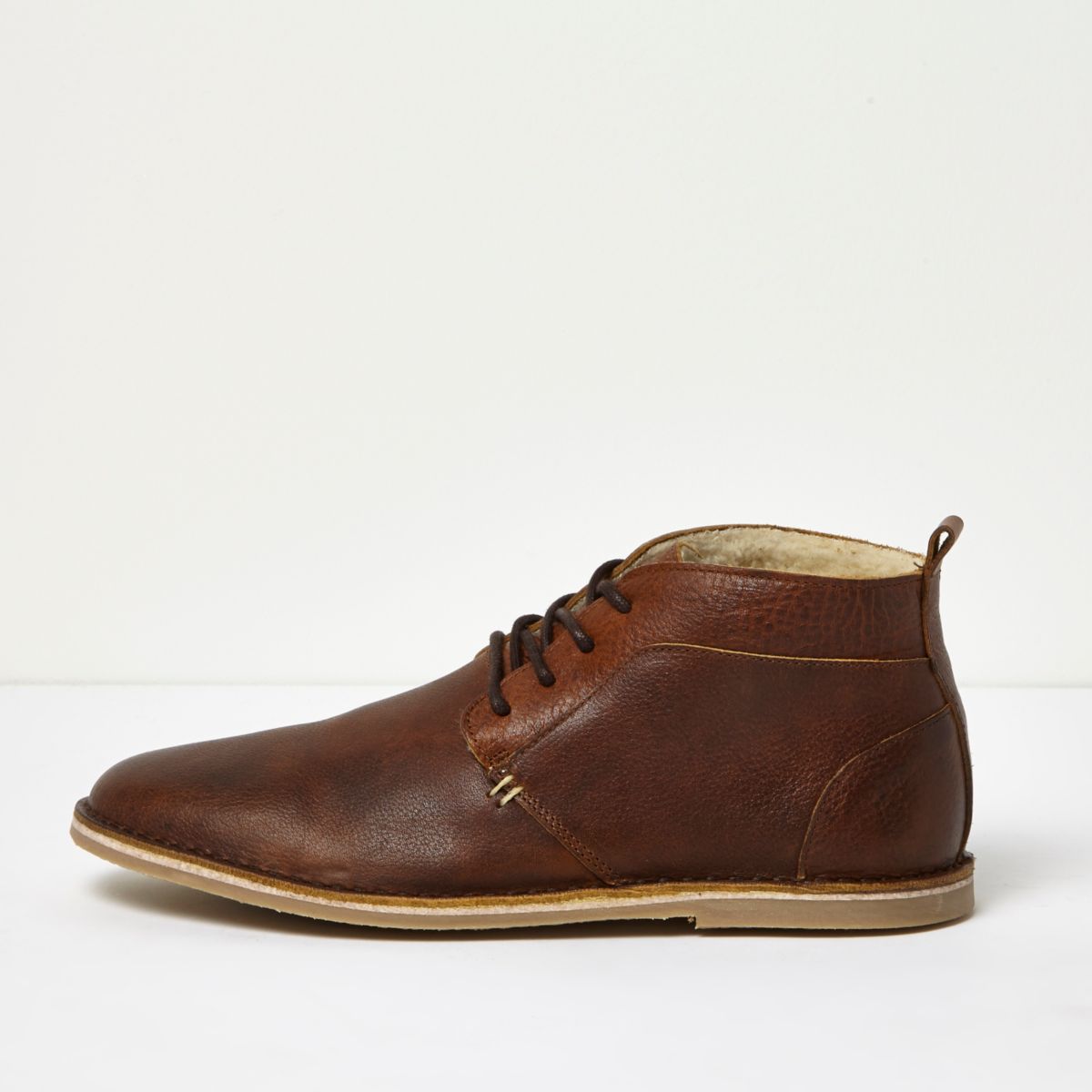 desert boots brown leather