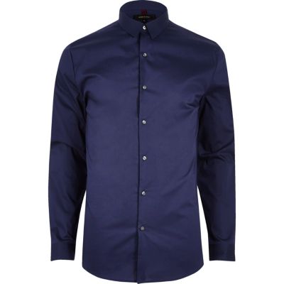 muscle fit formal shirts uk