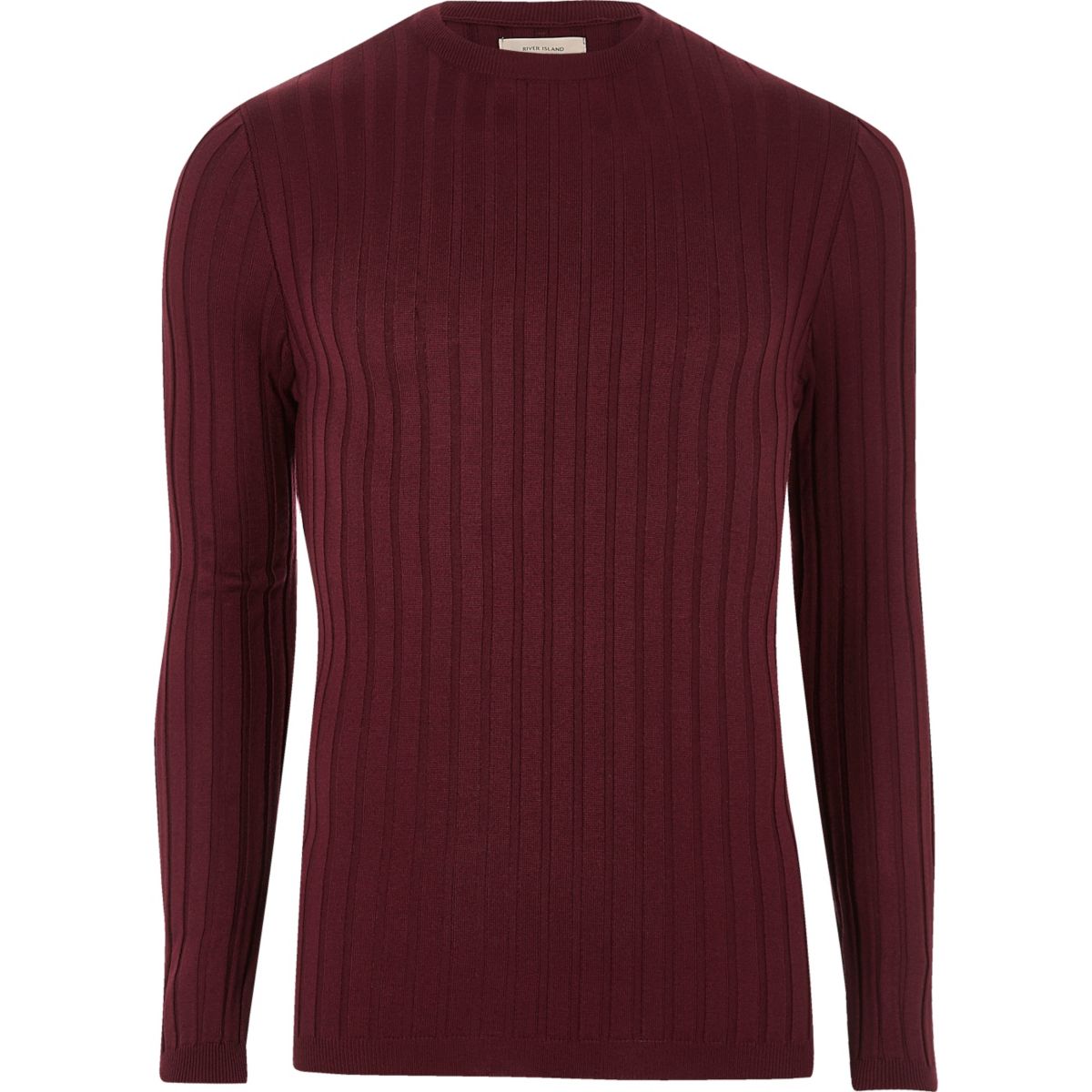 chunky ribbed jumper
