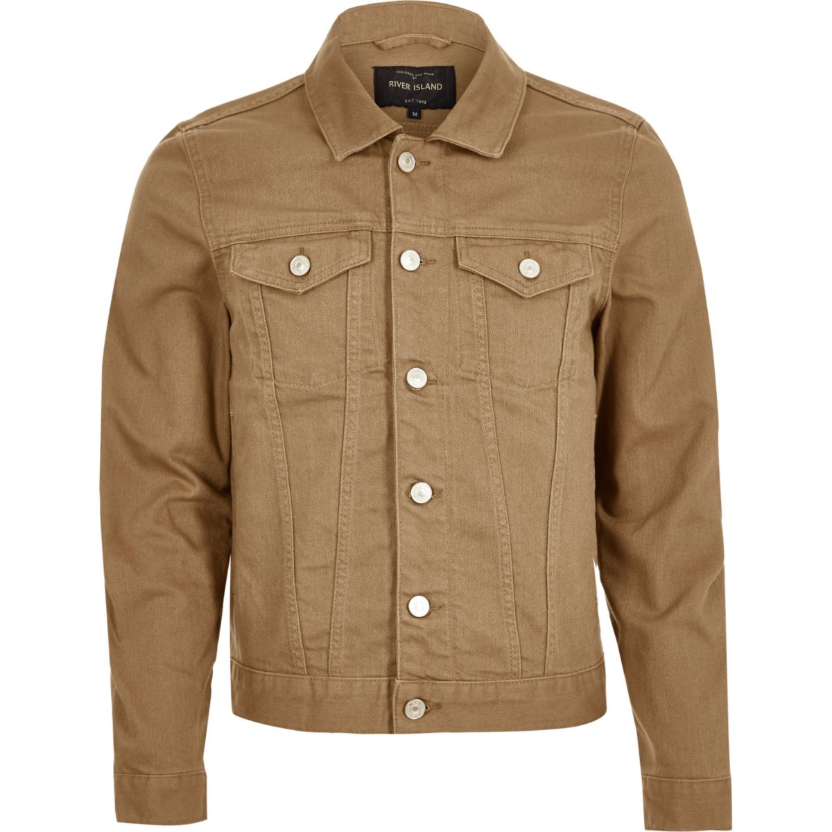 Light brown denim jacket - Coats & Jackets - Sale - men