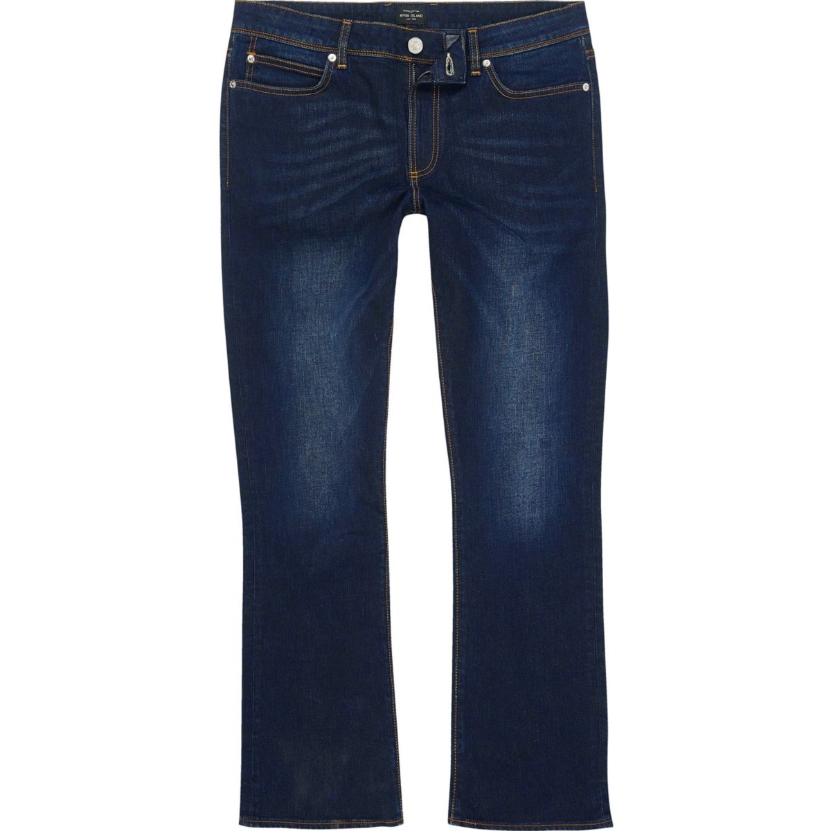 Dark blue Clint bootcut jeans - Jeans - Sale - men