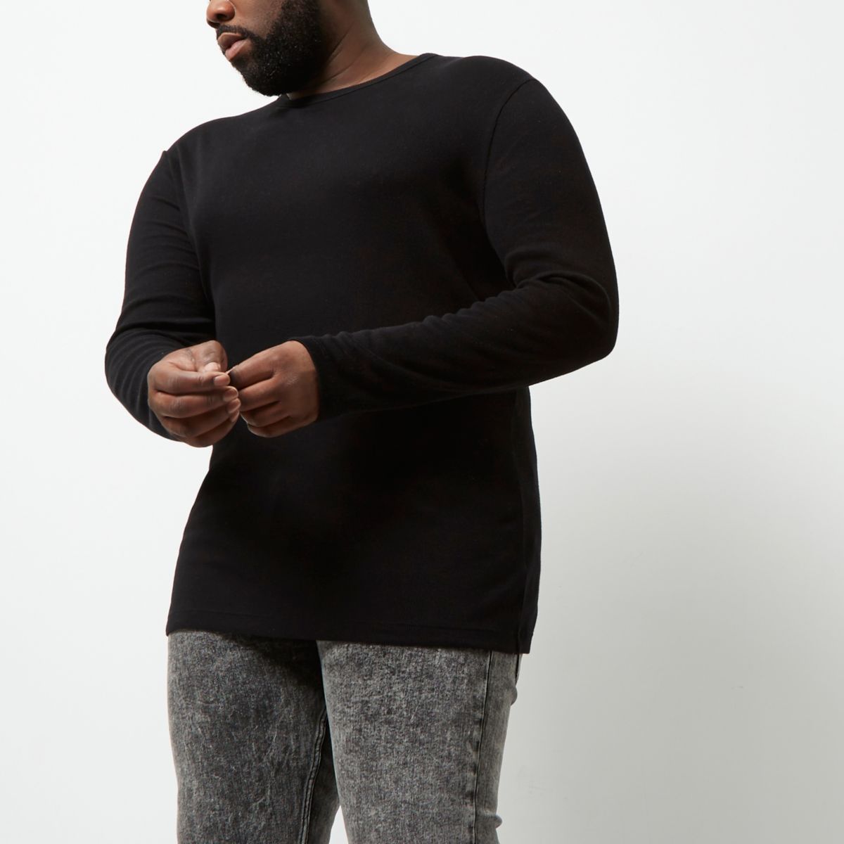 Big and tall long sleeve shirts