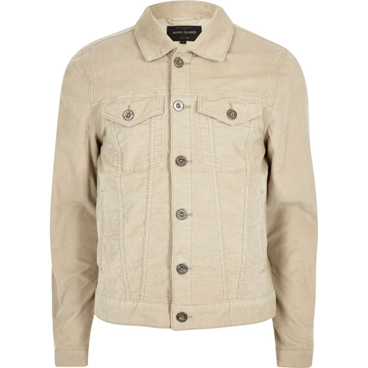 Light beige cord jacket - Coats & Jackets - Sale - men