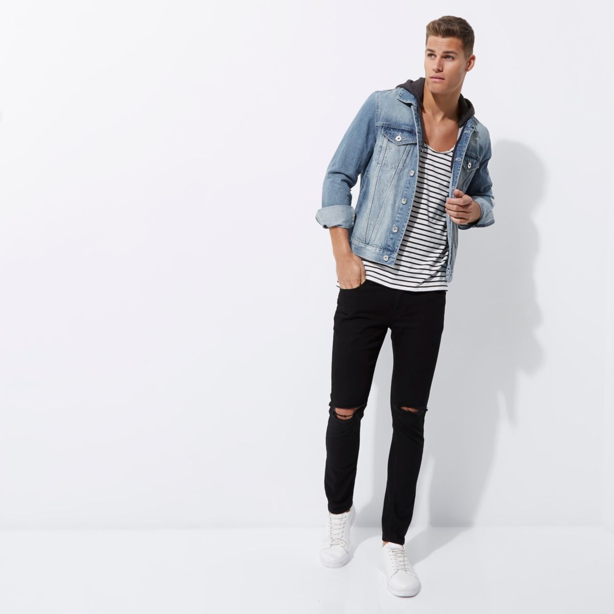 Light blue jean jackets for men huntsville