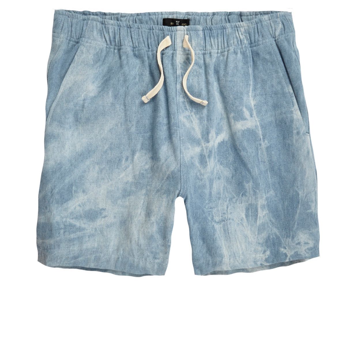 acid wash jersey shorts