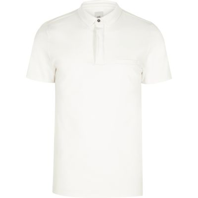 cream mens polo shirt