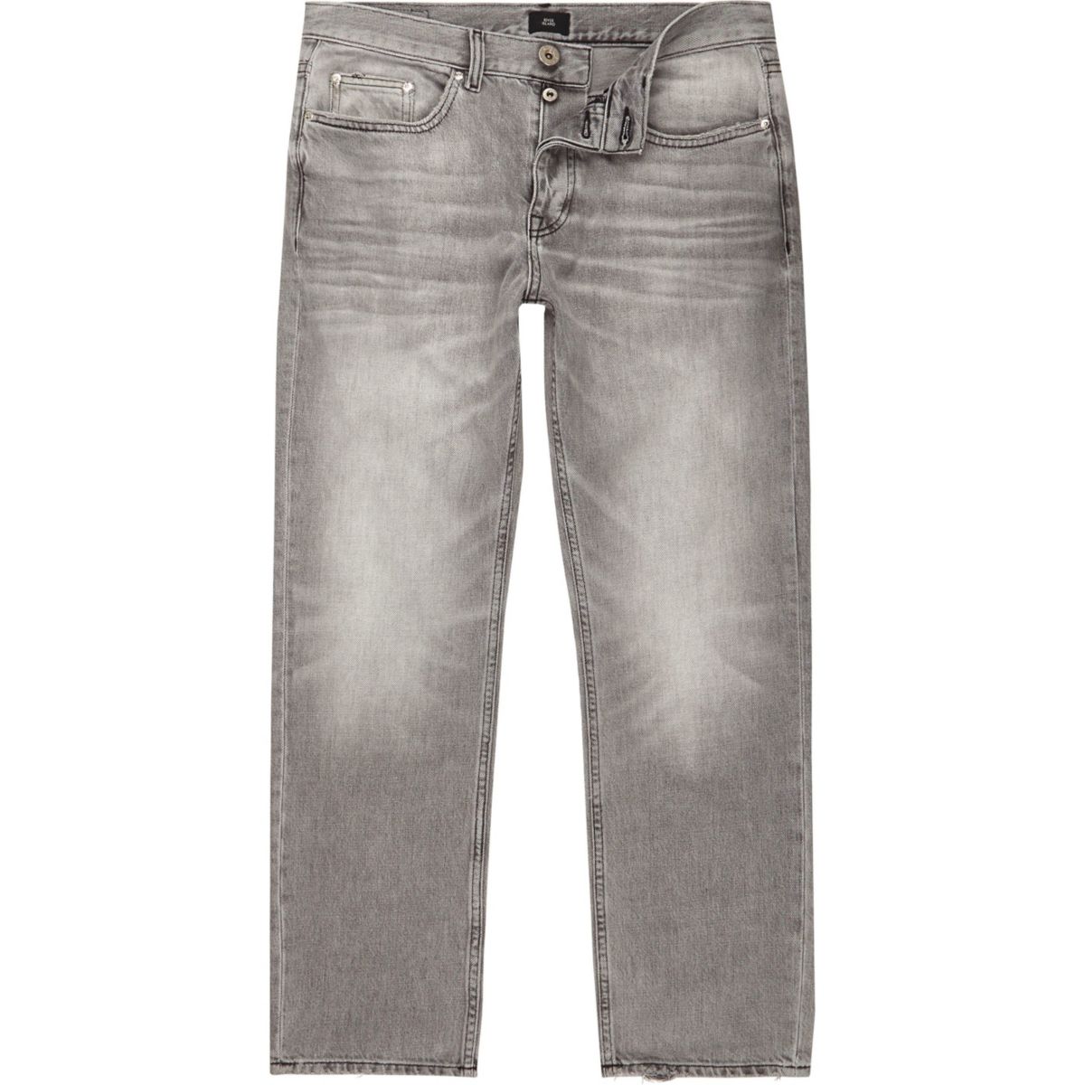 Graue Loose Fit Jeans Jeans Sale Herren