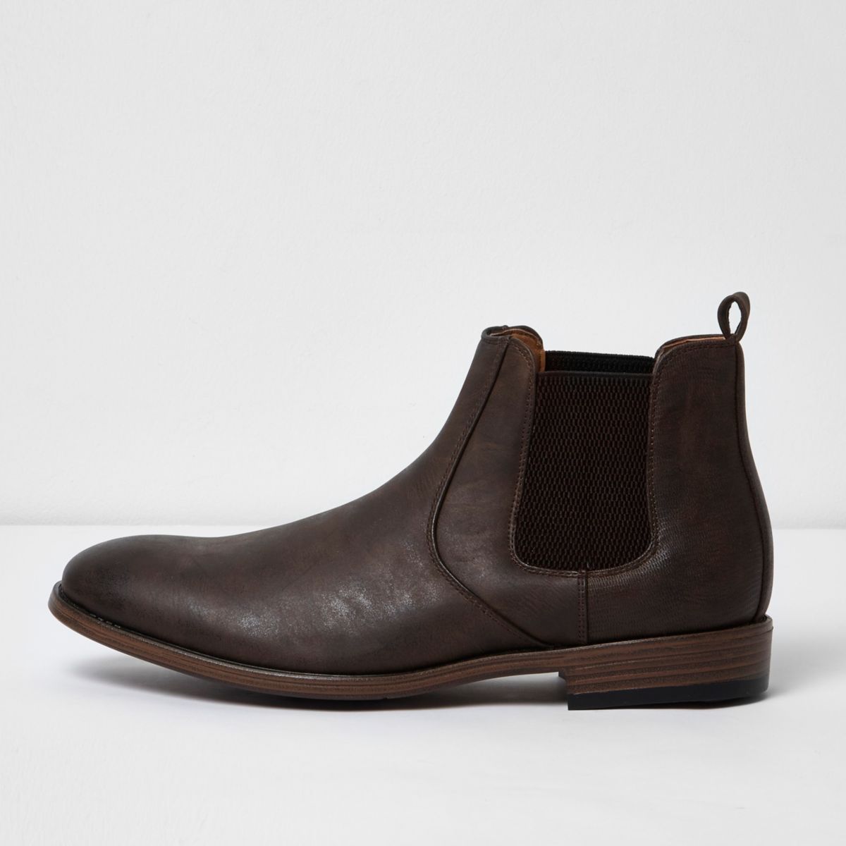 Dark brown chelsea boots - Shoes & Boots - Sale - men