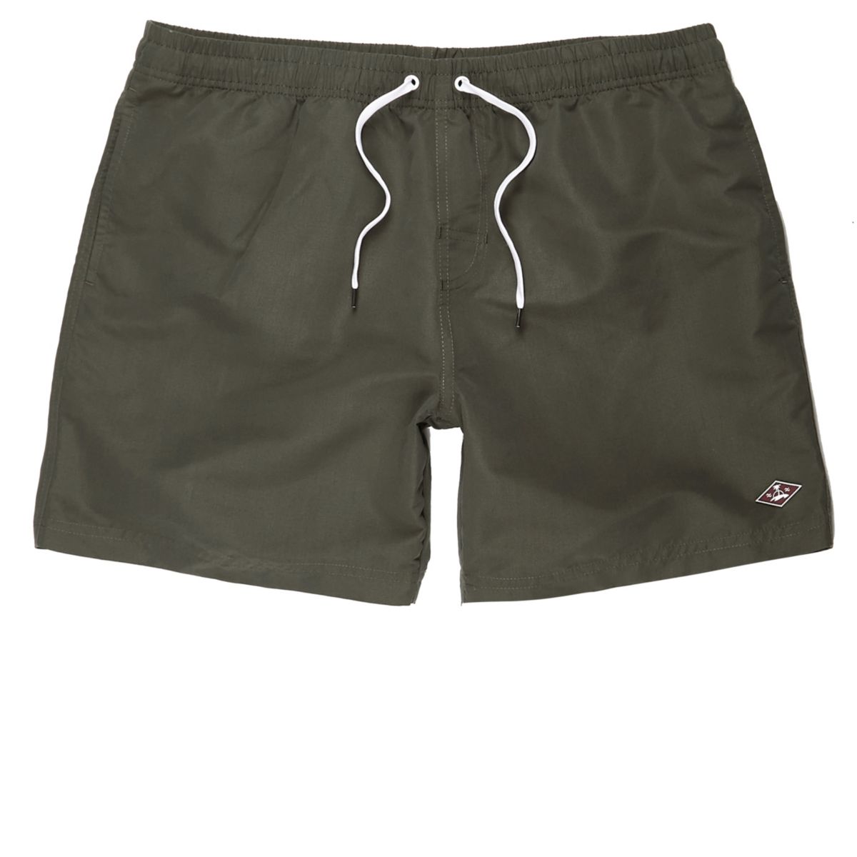 Khaki green swim shorts Shorts Sale men