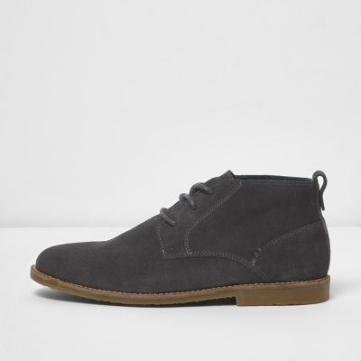 mens suede boots lace up