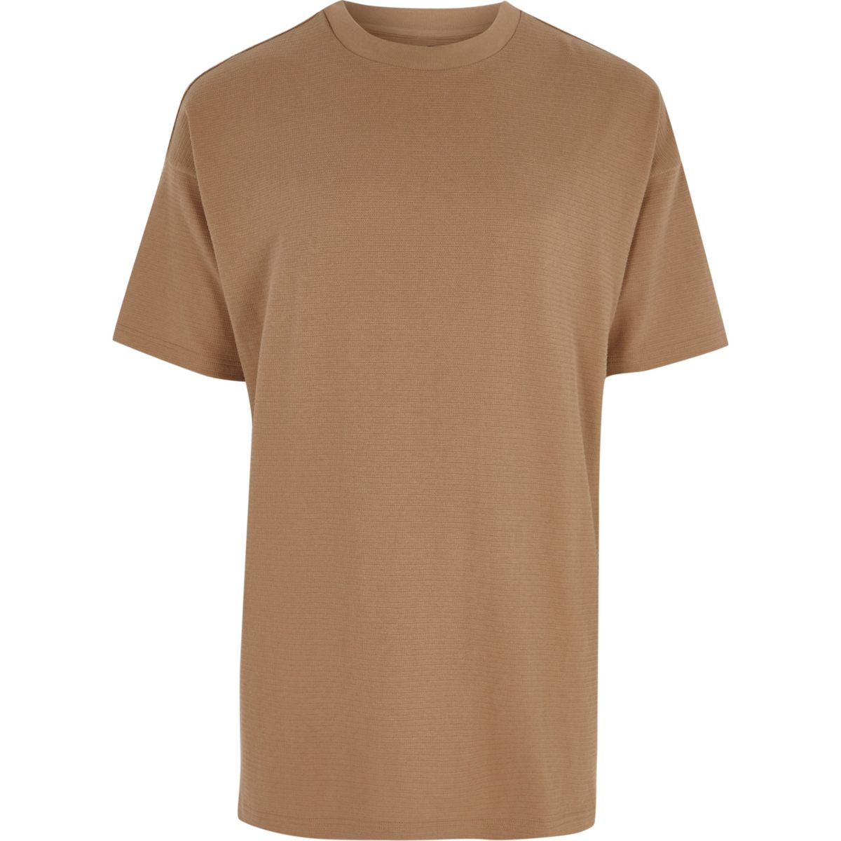 Light brown short sleeve oversized T-shirt - T-Shirts & Vests - Sale - men