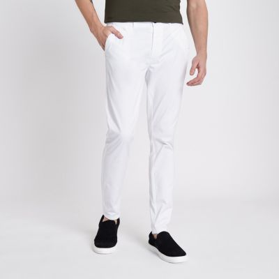 Witte chino heren