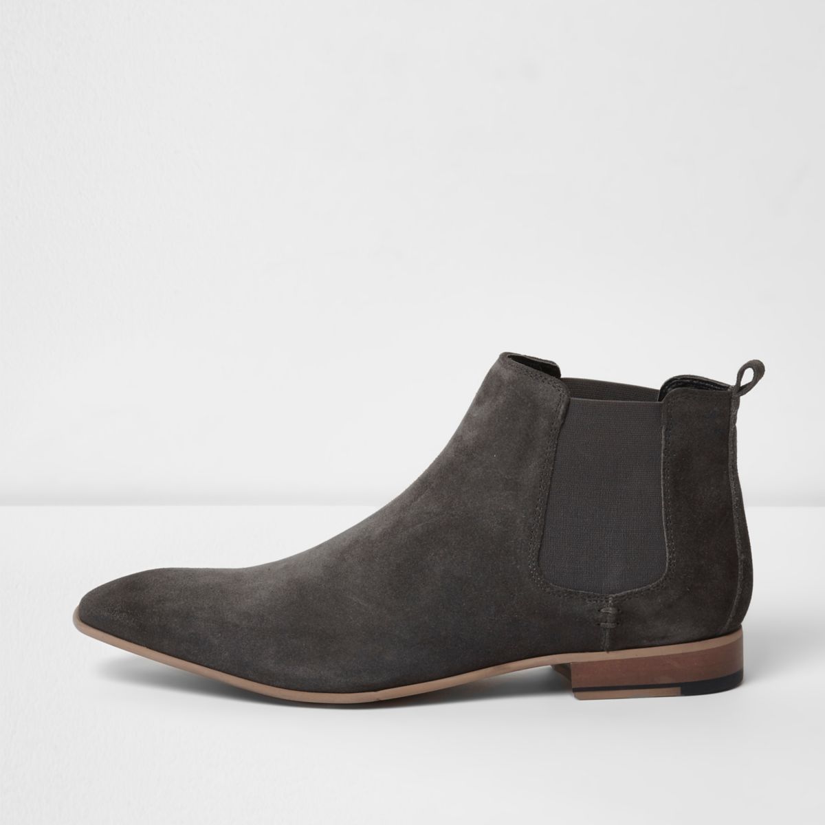 Grey suede chelsea boots - Boots - Shoes & Boots - men
