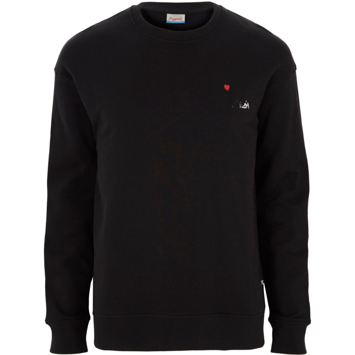 jack & jones black sweatshirt
