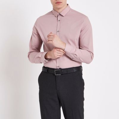 blush pink dress shirt