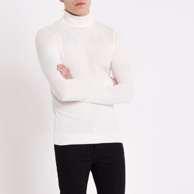 river island mens roll neck