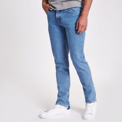 Vans light blue jeans slim fit english rosewe