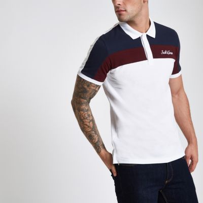 Polo Shirts for Men | Long Sleeve Polo Shirts | River Island