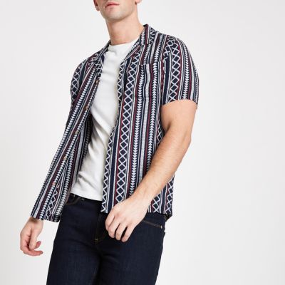 short sleeve aztec shirt