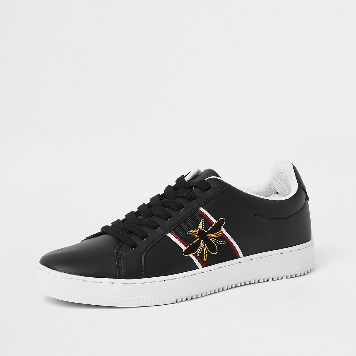River Island Wasp trainers black