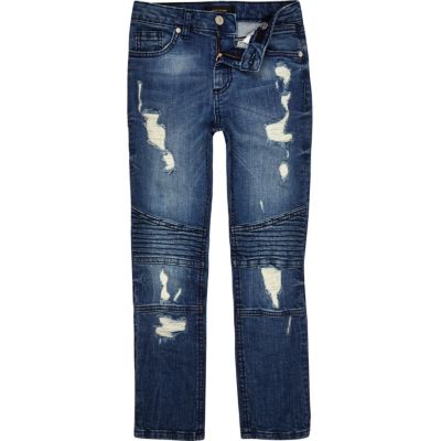 boys biker jeans