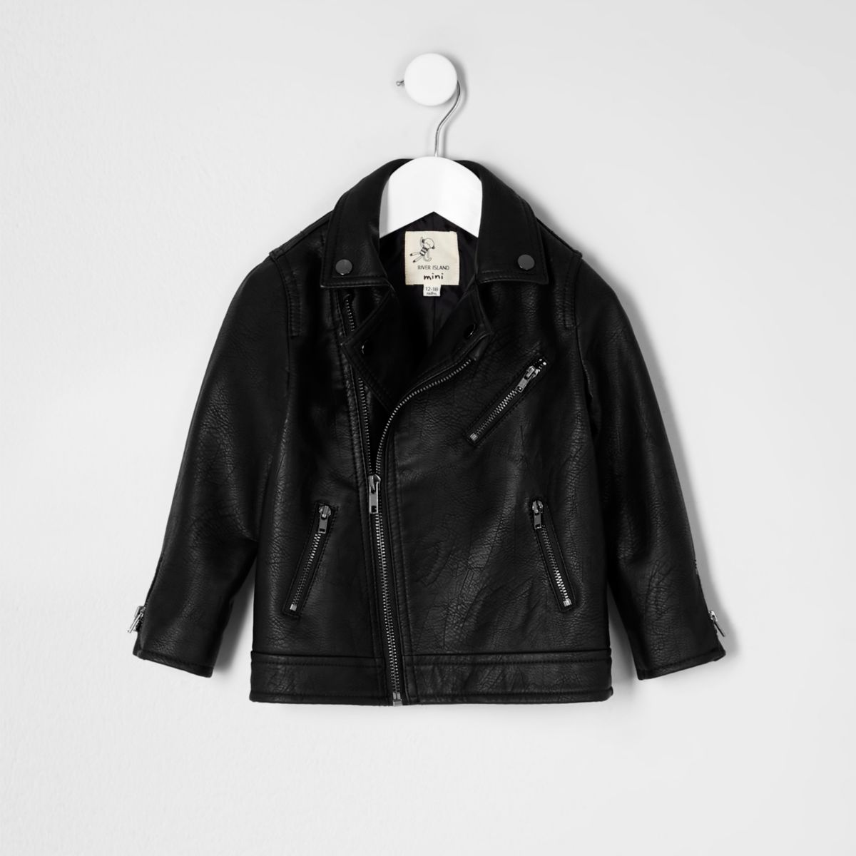 Boys faux leather jacket