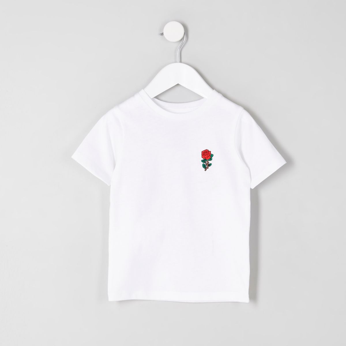 Awesome White Shirt With Rose Embroidery PDF