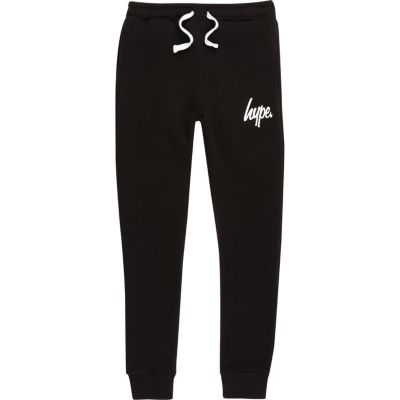 hype black joggers