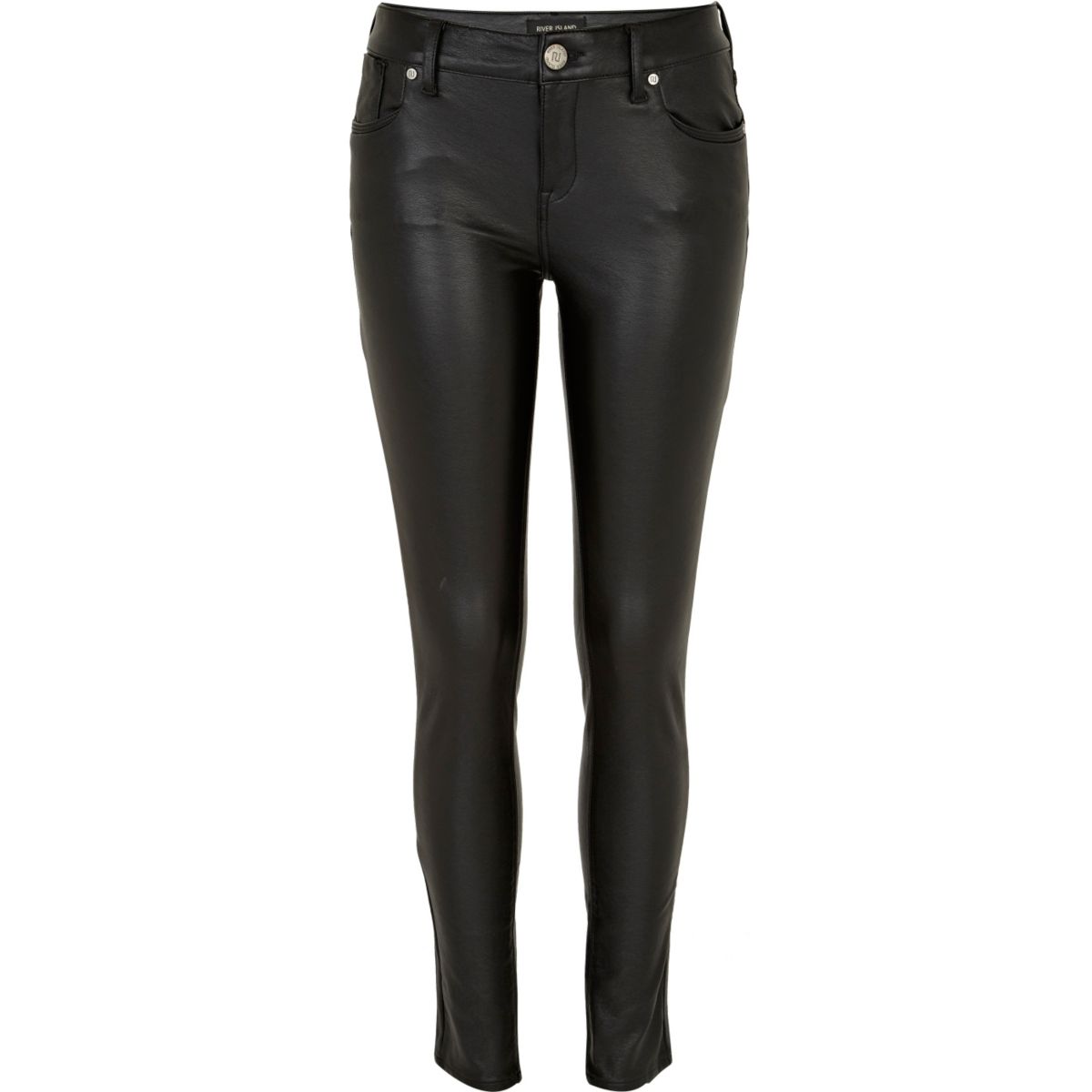 petite leather skinny jeans