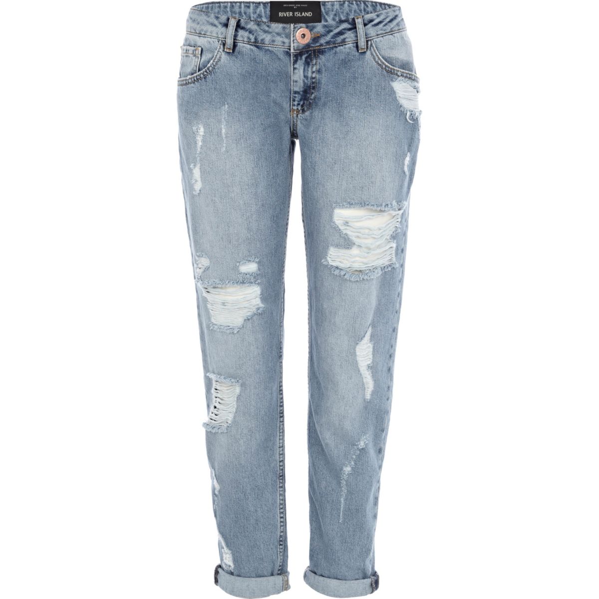 Light wash ripped Cassie boyfriend jeans - Jeans - Sale - women