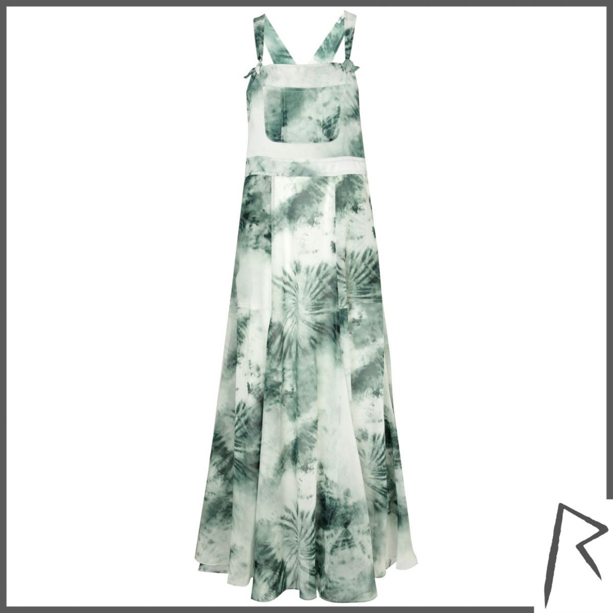 tie dye overall dress