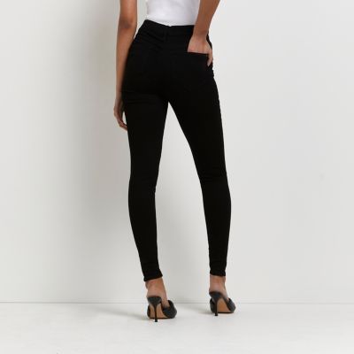 river island black molly jeggings