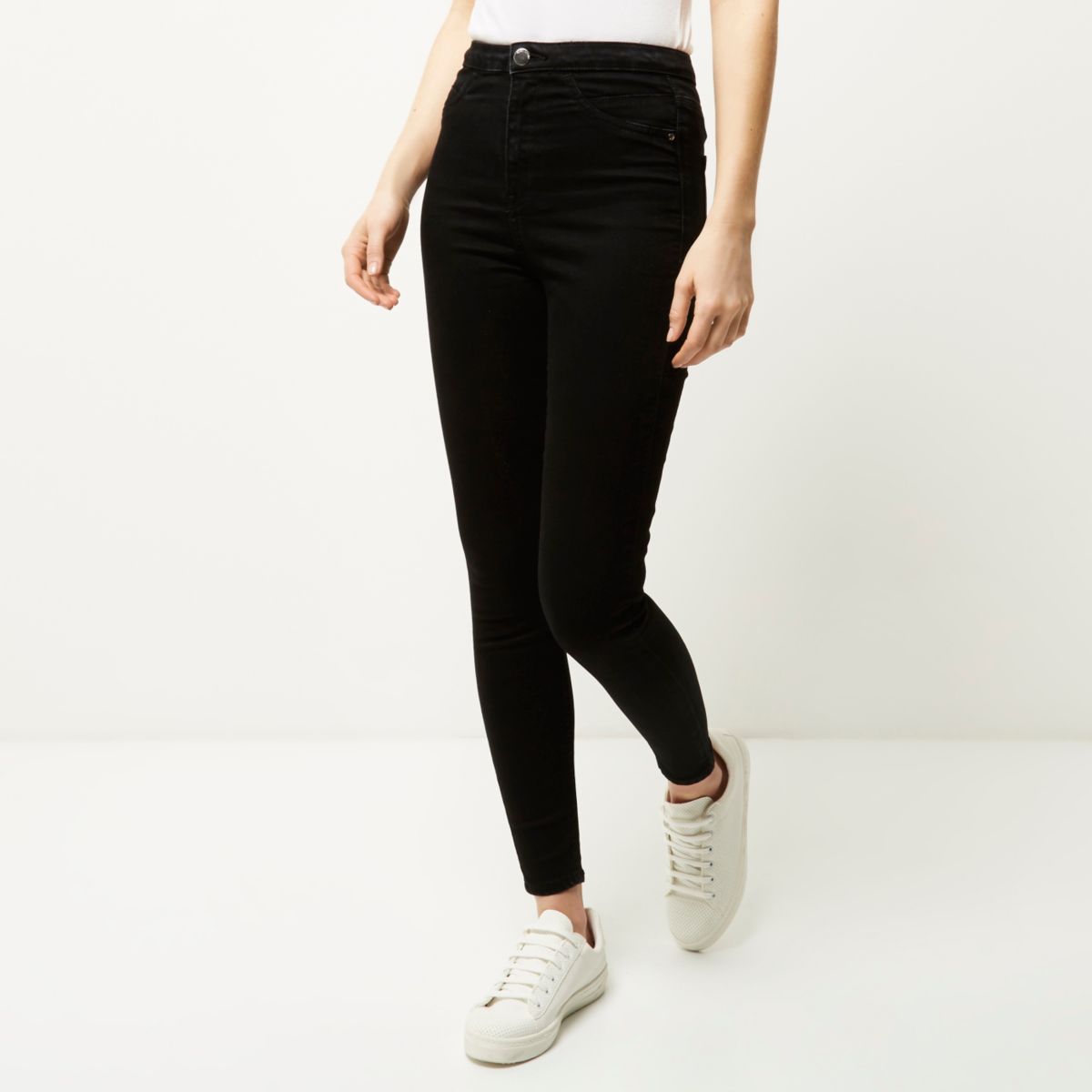 Black high waisted going out jeggings - Jeggings - Jeans - women