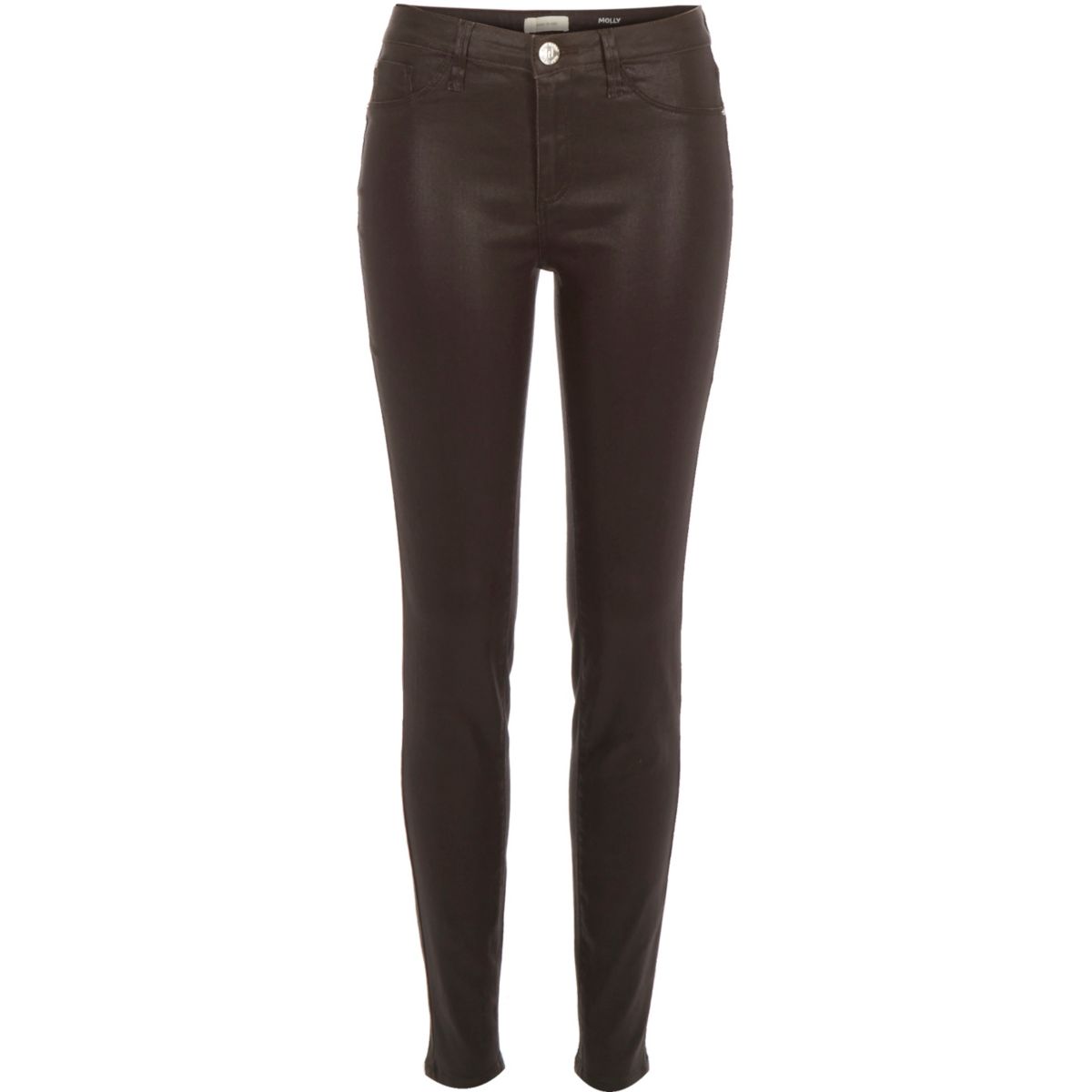 brown jeggings