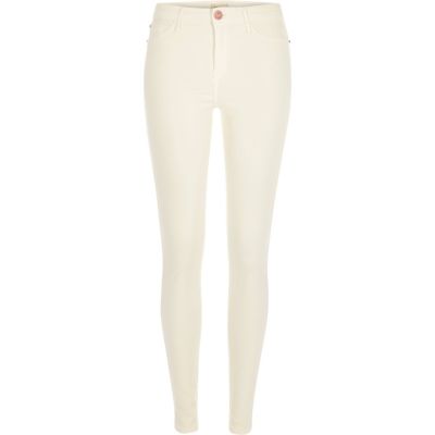 petite white jeggings