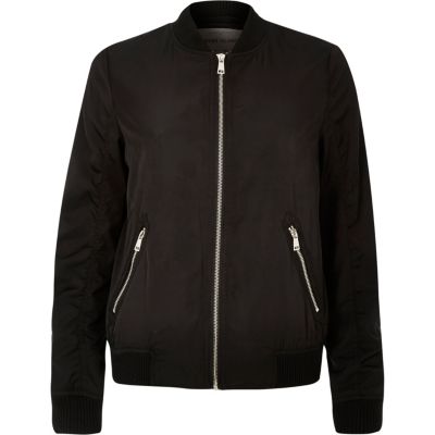 Black bomber jacket - jackets - coats / jackets - women